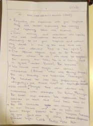 patient testimonial