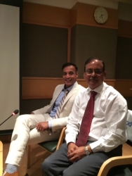 dr. anant kumar & dr. jay b shah discussing roboti