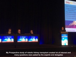 my prospective study of robotic kidney transplant 